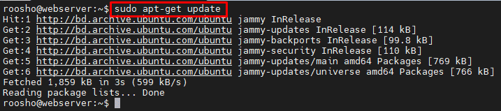 Update the Package Index : Sudo Apt-get Update - Roosho. Sudo Apt-get Update
