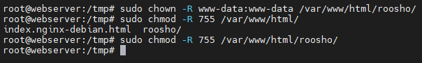 Set the Correct Permissions on the Wordpress Files - Roosho. Set the Correct Permissions on the Wordpress Files Sudo Chown -r Www-data:www-data /var/www/html Sudo Chmod -r 755 /var/www/html