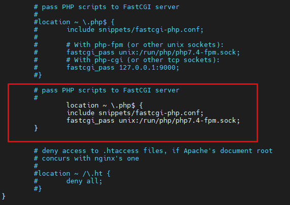Configure Nginx to Use Php-fpm - Roosho. Now We Have to Configure Nginx to Use Php-fpm for Handling Php Requests. Depending on the Time of Installation There Might Be a Different Version of Php Indexed While We Have Updated the Package Index in the Beginning. to See Which Php Has Been Installed Use the Following Command. Ps Aux | Grep Php-fpm in Our Installation the Php Version 8.1 to Configure Nginx to Use Php-fpm Open the Default Nginx Configuration File in a Text Editor. I Use Nano, You Can Use Vm or Whatever You Are Comfortable with Sudo Nano /etc/nginx/sites-enabled/default in the File, Find the Line That Says Index Index.html Index.htm and Change It to Index Index.php Index.html Index.htm. Find the Location Block That Starts with Location / { and Add the Following Lines Inside It # Pass Php Scripts to Fastcgi Server # Location ~ \.php$ { Include Snippets/fastcgi-php.conf; Fastcgi_pass Unix:/run/php/php7.0-fpm.sock; }