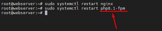 Restart Nginx and Php-fpm - Roosho. Restart Nginx and Php-fpm to Apply the Changes. Remember to Change the Php Version. Sudo Systemctl Restart Nginx Sudo Systemctl Restart Php7.0-fpm