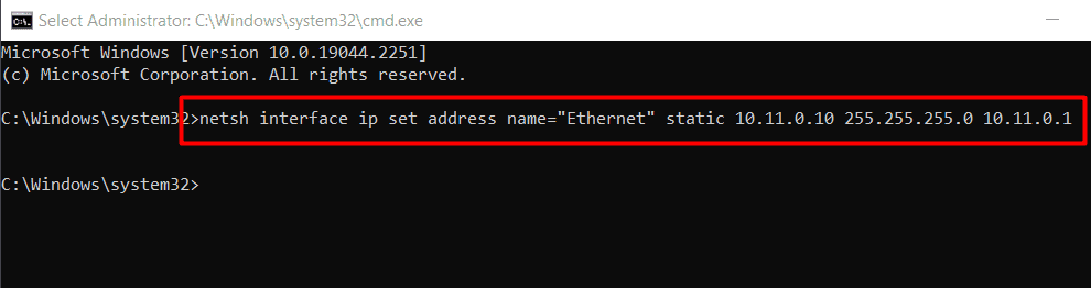 Set-network-credentials-on-network-adapter - Roosho. Command to Set Ip Address, Subnet Mask and Default Gateway