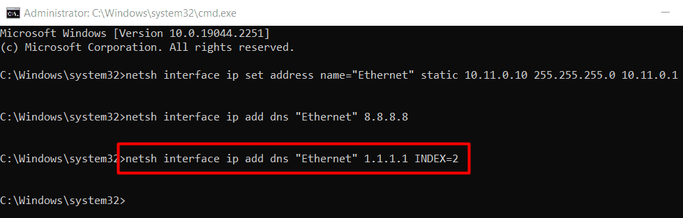 Set Secondary or Alternative Dns on Network Adapter - Roosho. Set Secondary or Alternative Dns Via Cmd