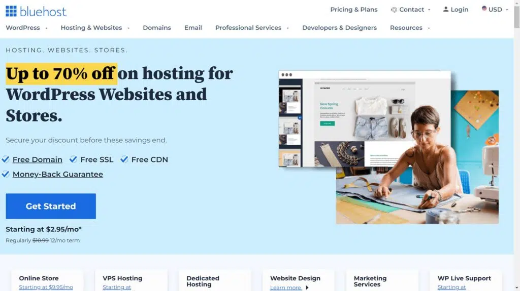 Bluehost: WordPress-recommended, popular, trusted, affordable plans. Cons: overpriced, slow page speed, bad uptime, affiliate-driven popularity. Part of a giant conglomerate, buying smaller hosting companies.