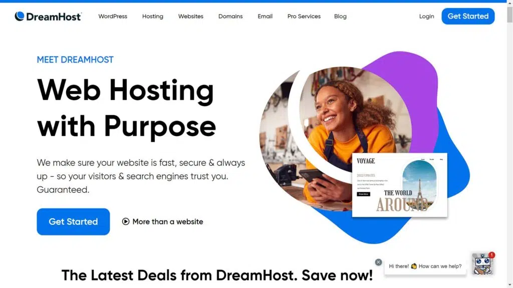 DreamHost: WordPress-recommended, but more expensive, slower, less reliable, with poor uptime and increasing prices despite subpar service.