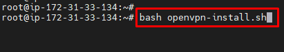 05-Run-the-openvpn-installsh-script - Execute the openvpn-install.sh script using bash openvpn-install.sh on your ssh client