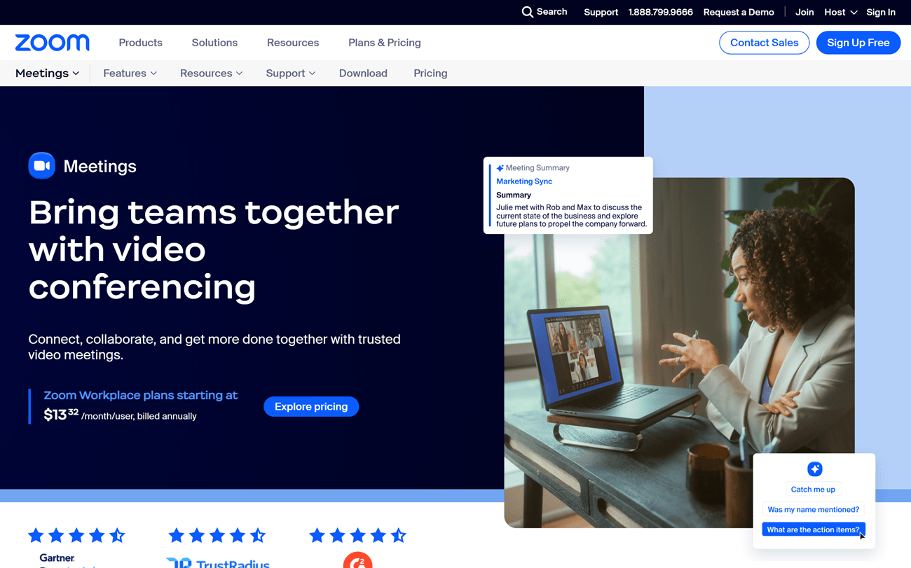 Zoom Meetings Brings Teams Together with Video Conferencing. 