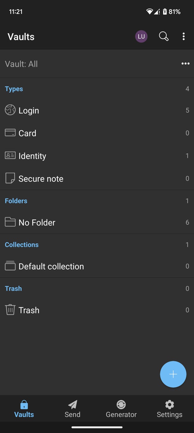 Bitwarden’s Android App. 