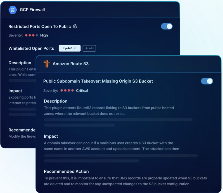 Pingsafe Built-in Rules.