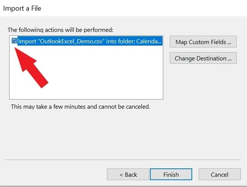 Make Sure to Check the Checkbox to the Left of the File Name.