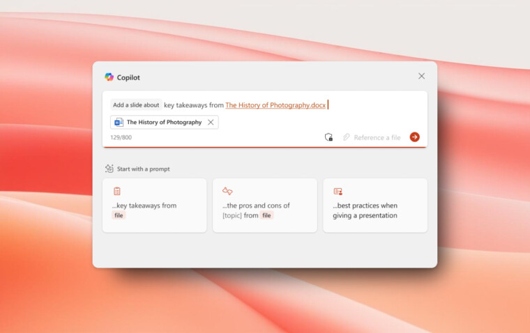 Copilot can now create PowerPoint slides from your documents, here's how to do that