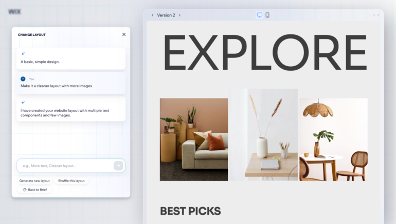 Wix’s Native Ai Site Builder