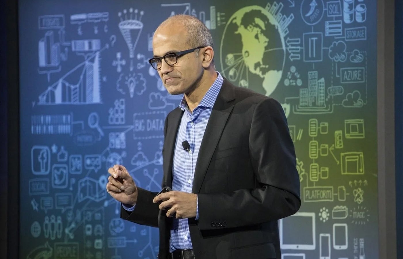 Photo of Microsoft Ceo Satya Nadella.