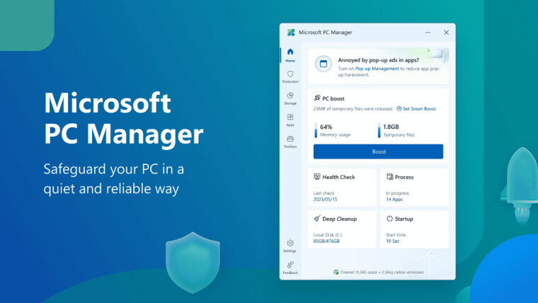 Microsoft PC Manager 3.16.6.0 (Offline Installer)