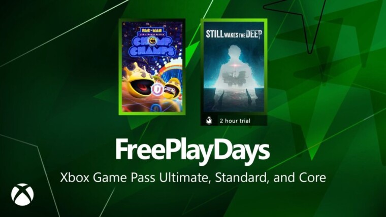 Pac-Man Mega Tunnel Battle and Still Wakes the Deep join Free Play Days