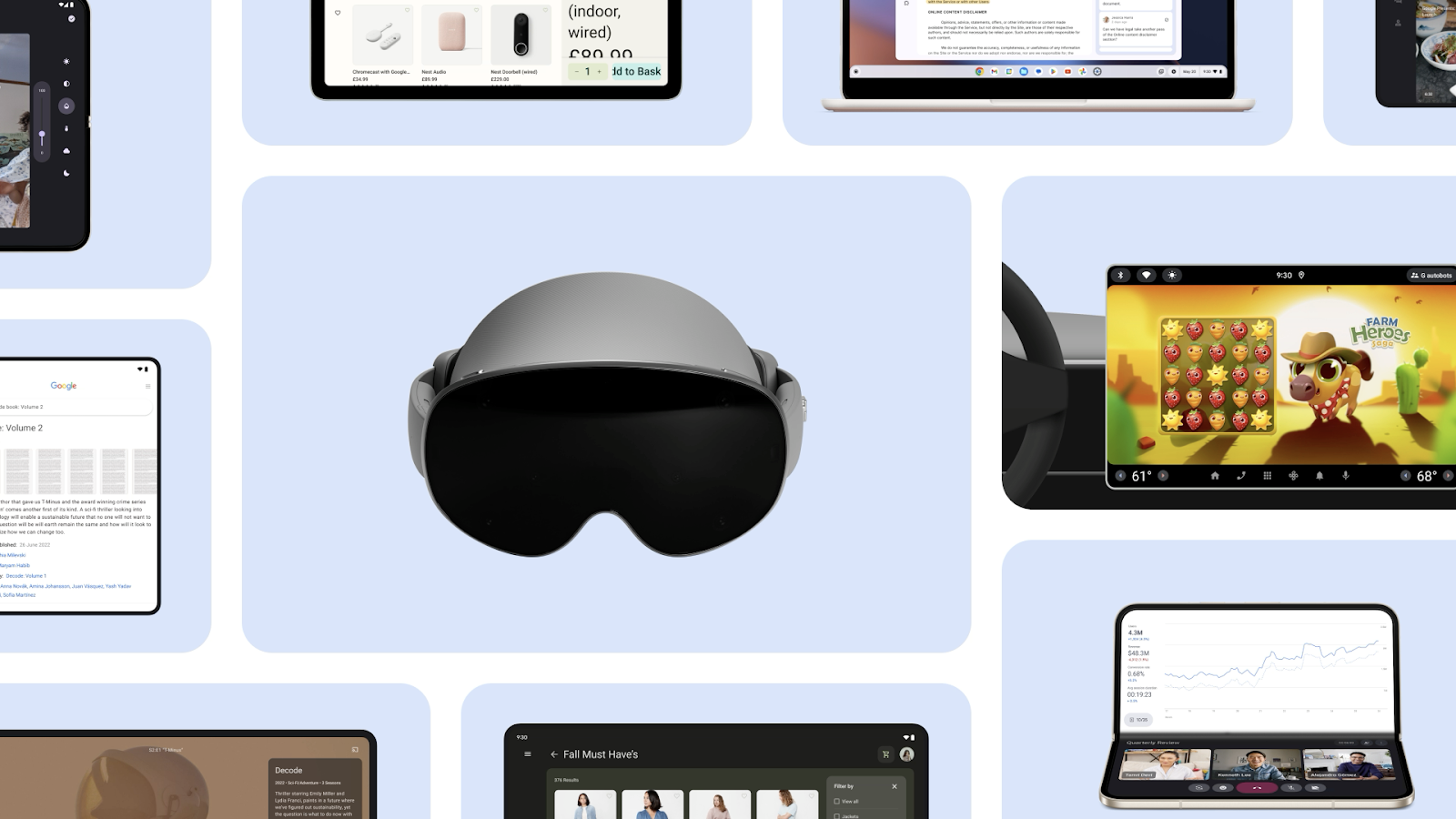Examples of Form Factors Including Vr Headset