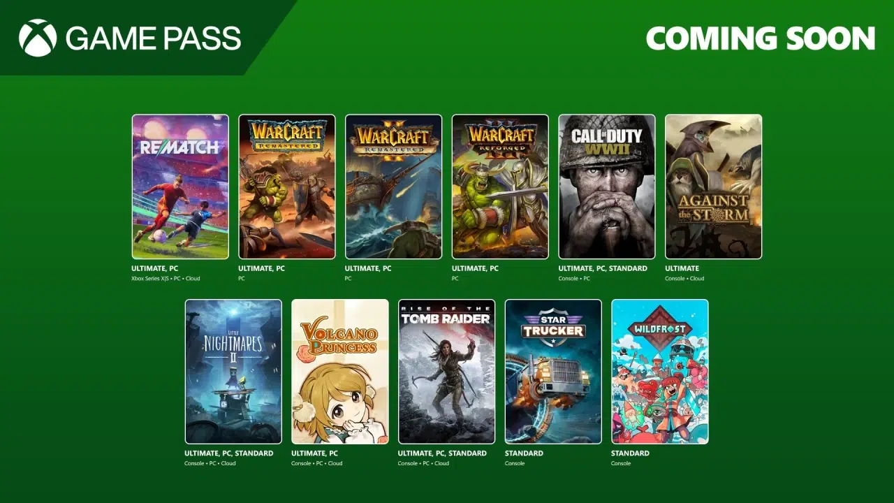 Rematch, Warcraft, another Call of Duty, FBC: Firebreak, and more hit Xbox Game Pass