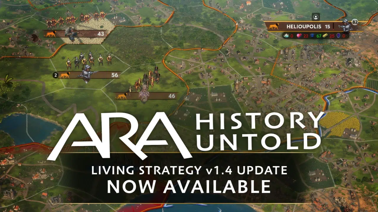 
                            Ara: History Untold 1.4 Update Delivers Overhauls to Ai, Map Generation, Combat, and More                            