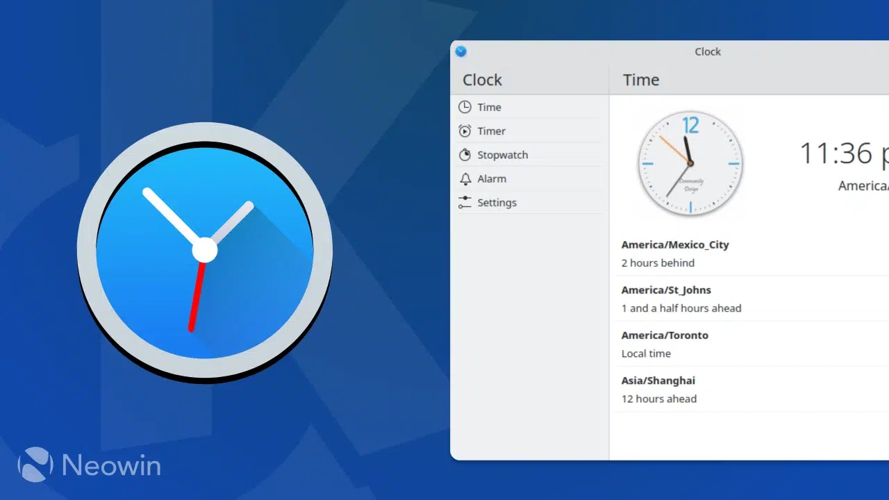 KDE's KClock is getting Wayland Picture-In-Picture support