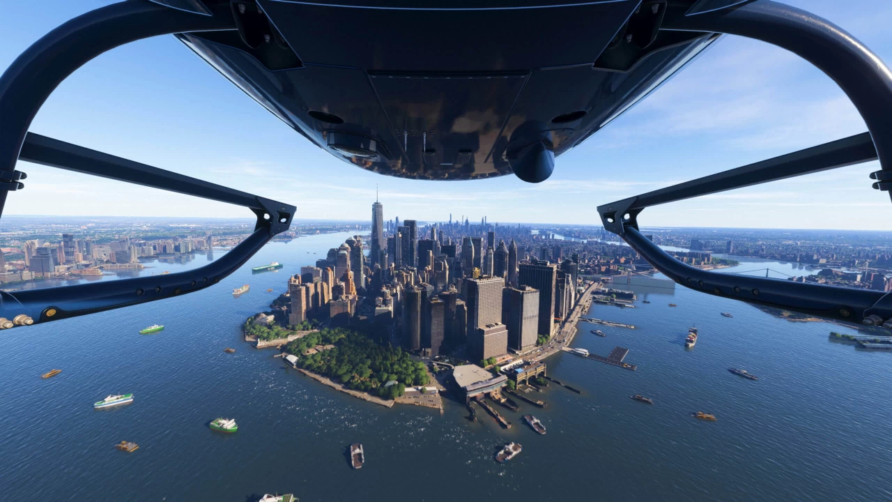 Flight Simulator Update Upgrades Visuals of New York New Jersey Roosho