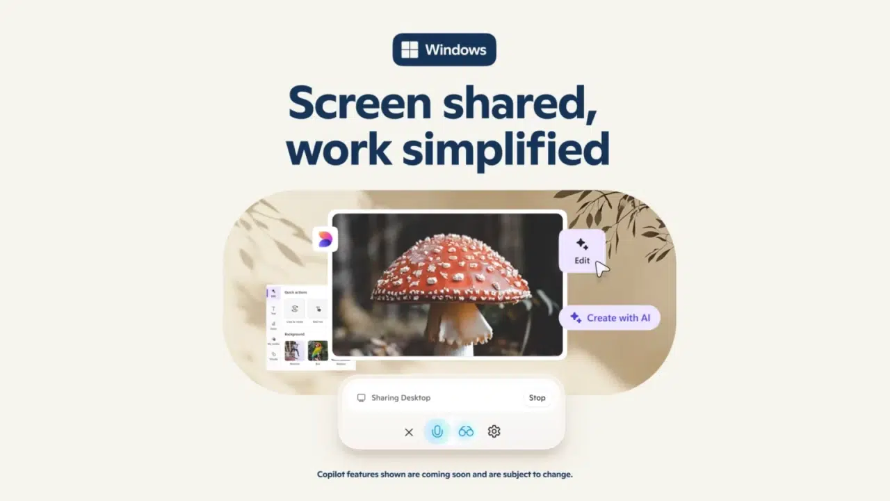 Windows 11 now lets you share the entire desktop with Copilot