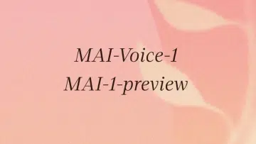 Microsoft Reveals Two In-house Ai Models: Mai-voice-1 and Mai-1-preview