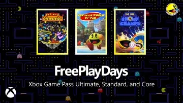 Three Pac-man Games Join Free Play Days for the Weekend on Xbox